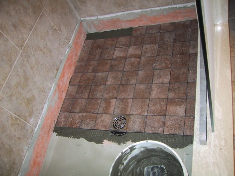 Dominican republic tile installation